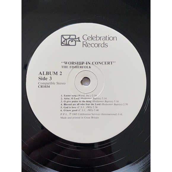 The Fisherfolk Worship In Concert 2 LP 1983 Celebration Records CR 1034 EX - Picture 9 of 11